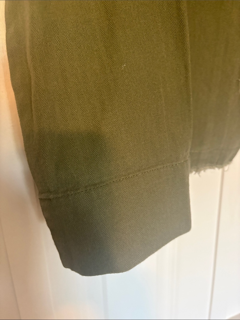 Universal Thread Olive Utility Jacket with Button Flap Pockets - Picture 5 of 7